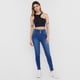 thumbnail image 4 of Jeans Mujer Push Up 3 Botones Azul Oscuro Corona, 4 of 5