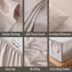 thumbnail image 3 of Juego de sábanas BC Bella Coterie Luxury Bamboo Viscosa Cal King, 3 of 7