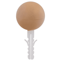 Dvp - Tope De Puerta Esférico 35Mm Beige