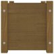 thumbnail image 4 of Maceta de jardín VidaXL, madera de pino macizo, color marrón miel, 60 x 31 x 31 cm, 4 of 7