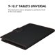 thumbnail image 2 of Funda con teclado Eoso y touchpad de 78 teclas para tablets de 9 a 11 pulgadas, 2 of 3