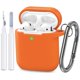 thumbnail image 1 of Funda ATUAT de silicona para AirPods con llavero – Naranja, 1 of 7