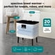 thumbnail image 4 of Cubo calentador de toallas SereneLife WiFi de 20 litros de capacidad, color negro, 4 of 8