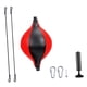 thumbnail image 3 of Bola De Boxeo PU Bolso De Velocidad De Cuero Para Entrenamiento De Reacción Coordinación Ojo De Ojo Rojo Negro, 3 of 5