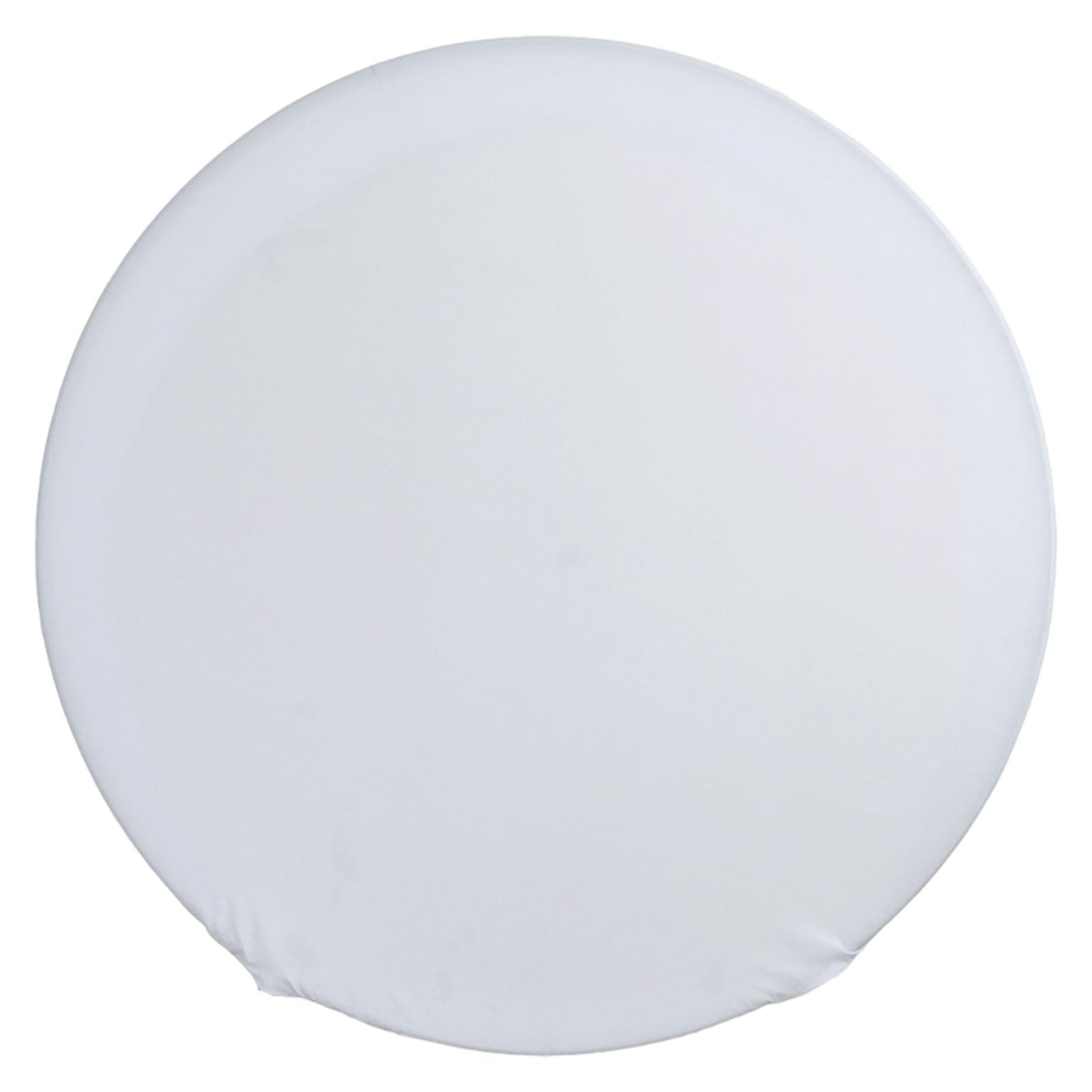 Magideal - Arco De Cubierta De Fondo Redondo, Cubierta De Soporte De Arco De Fondo, Cubierta De Fondo De Arco Elegante Y Elástica Para Recepciones De Cumpleaños, Blanco 200cm