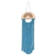 thumbnail image 3 of Macrame Hair Bow Holder Cuerda Resistente Colgando Pinzas Para El Cabello Colgador Para Regalo De Pared Azul, 3 of 3