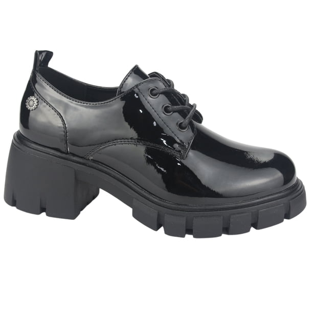Zapato Chalada Mujer Justy-1 Negro Casual