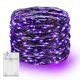thumbnail image 1 of Juego de 2 guirnaldas de luces Dazzle Bright de 40 pies y 120 LED, color morado, 1 of 7