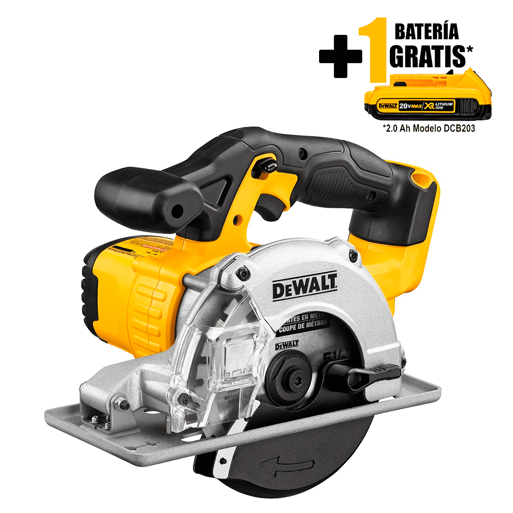 Sierra Circular De Corte Metal Dewalt Dcs373b 5½" 20v Max