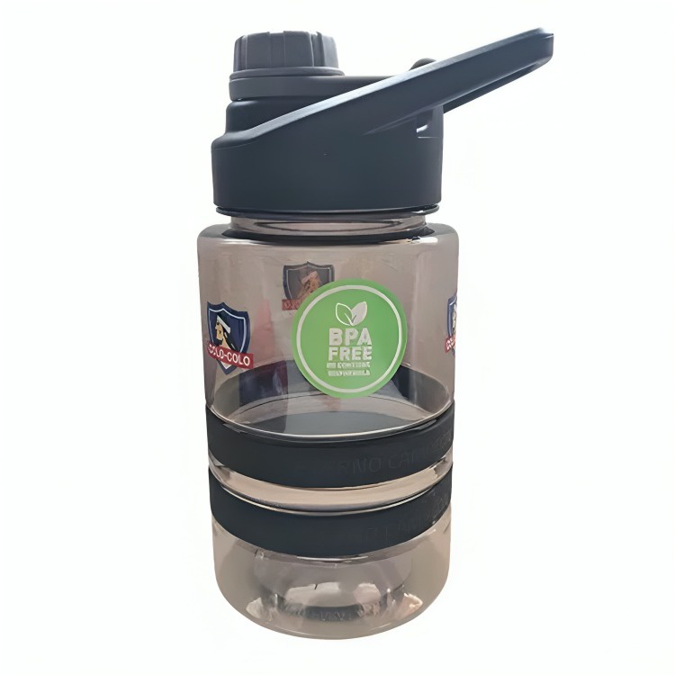 Fanatikos - Botella Lineas Colo Colo Diseño Exclusivo