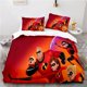 thumbnail image 1 of The Incredibles Bedding Quilt Cover Children Bedding for Bedroom Decor Soft and Comfortable Set Kids Gift New Design Bed Sheets, 1 of 5