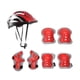 thumbnail image 1 of Juego De Rodilleras Y Casco Para Patineta Infantil Para Exteriores, Para Bicicleta De Carretera, Para Niños Y Niñas, Color Rojo, 1 of 3
