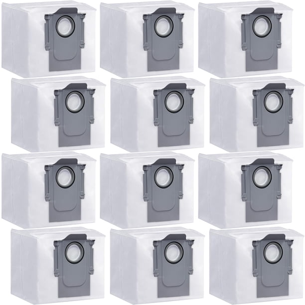 Paquete de 12 bolsas de polvo para Roborock Q5 Q5+ Q7 Q7+ Q7 Max Q7 Max+ S7 MaxV Ultra S8+ S8 Pro Ultra