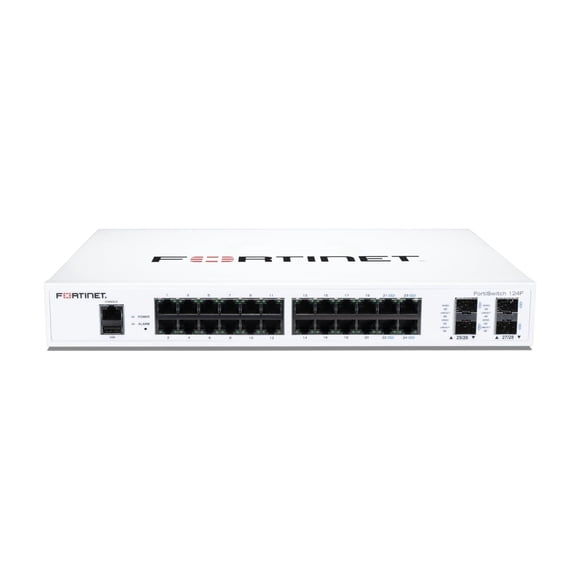 Switch De Red Fortiswitch 124f 24 Ge 4 Sfp+ Sin Ventilador