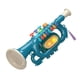 thumbnail image 5 of Instrumento de 8 notas, juguetes musicales, instrumentos musicales portátiles con luz y sonido, Mini instrumento de trompeta para niños, juguetes para , trompeta azul, 5 of 5