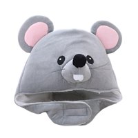 Bothyi - Novedad Gris Ratón Sombrero Niñas Niños Regalo Para Disfraces Cosplay Selfie 30X43Cm