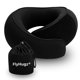 thumbnail image 1 of Almohada de Viaje FlyHugz de Espuma de Memoria Negra, 1 of 6