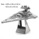 thumbnail image 1 of Stainless Steel Metal Glue-free 3D DIY Jigsaw Puzzle: Empire Starburst Model – Educational Toys, Desktop Decoration, Birthday Gifts!, 1 of 4