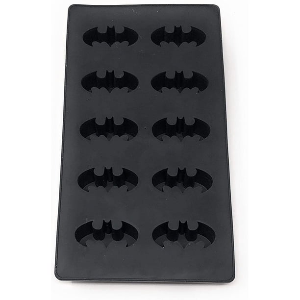 Bandeja de silicona para cubitos de hielo con el logotipo de Batman de DC Comics, 10 cubos