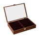 thumbnail image 1 of Almacenamiento de Gafas, 8 Compartimentos, Soporte de Madera para Gafas, Caja de Almacenamiento para Gafas de Sol, Organizador de Relojes de Joyería C con tapa de nogal, 1 of 5