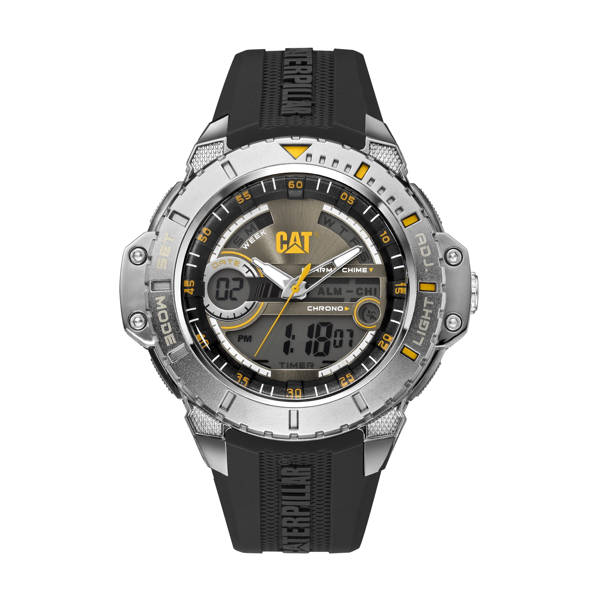 Cat - Reloj Hombre Digital Ma-145-21-131 Plateado