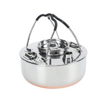 Ioensy - Hervidor Portátil Para Acampar, Fogata, Mochila Para Exteriores, Tetera, Cocina