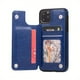 thumbnail image 1 of For IPhone 14 13 12 11 Pro Max XR XS Max SE 2022/2020 7 8 Plus Wallet Case With Card Holder, PU Leather Kickstand Card Slots Case, Double Magnetic Clasp And Durable Shockproof Cover, 1 of 3