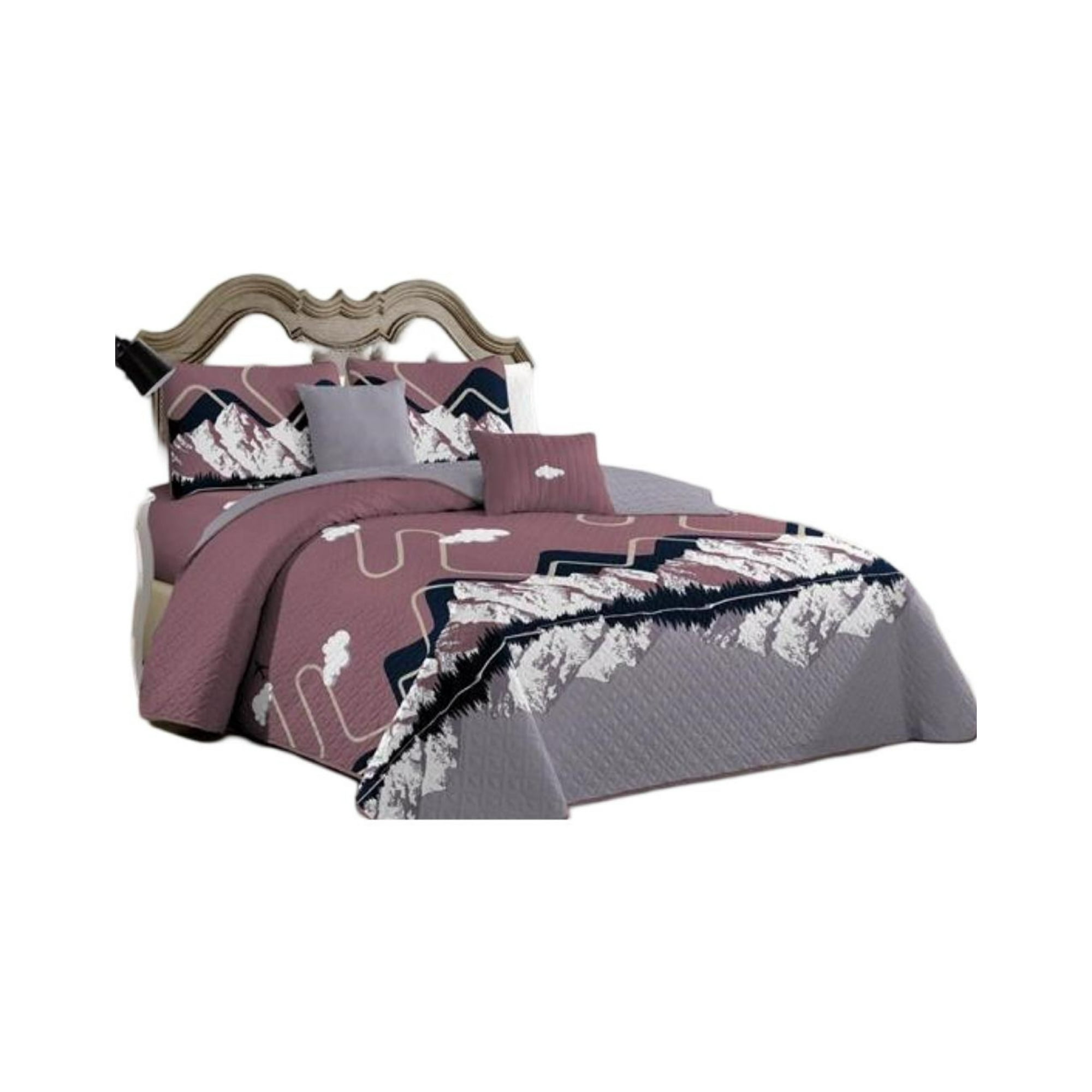 Genérico - Quilt Verano 2 Plazas+2 Fundas Verano Suave 13n19