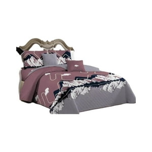 Genérico - Cubrecama Quilt 2 Plazas+2 Fundas Verano Fresco 13N19