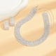 thumbnail image 3 of Elegant Rhinestone Jewelry Set for Mother's Day - Includes Choker Necklace and Drop Earrings, 3 of 4