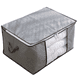 thumbnail image 1 of Caja Organizadora Plegable De Tela Gris Para Ropa Y Frazadas, 1 of 4
