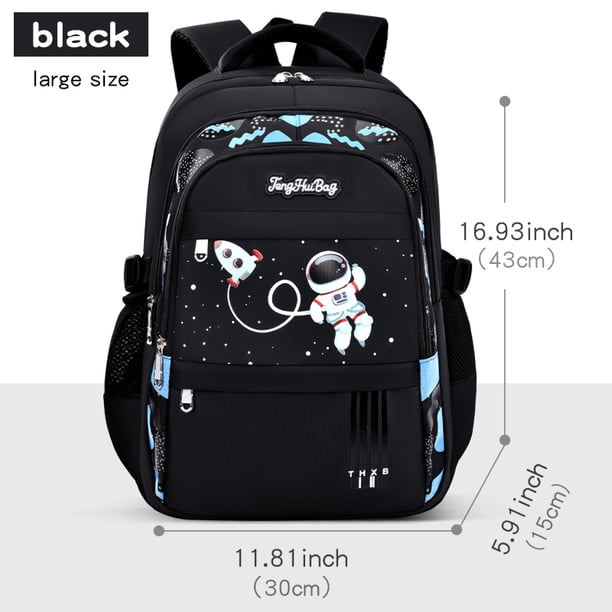 New Shoulder Bag Elementary School Boys Schoolbag Boys 1,2,3,4,5,6 Grade 6-12 years old Astronaut Astronaut Laptop Backpack Wate