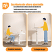 thumbnail image 3 of Escritorio 120cm altura ajustable manual ergonómico trabajo, 3 of 3
