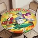 thumbnail image 5 of Futurama-theme Fitted Round Tablecloths Elastic Edged Table Covers Waterproof Table Cloth for Kitchen Holiday Party Tables Decor 120cm, 5 of 6