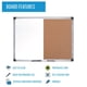 thumbnail image 3 of Combo de tablones de anuncios de corcho para pizarra blanca MasterVision Maya 18x24, 3 of 7