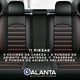 thumbnail image 2 of Funda Cubre Asiento Ecocuero Galanta Set 5 Asientos Luxury, 2 of 10