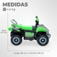 thumbnail image 3 of Moto Niños Cuatrimoto Eléctrica Estilo Mario Kart Verde, 3 of 6