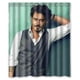 thumbnail image 1 of Cortina de ducha de Johnny Depp, juego de cortinas de baño con ganchos, tamaño 60 x 72 pulgadas, 1 of 3