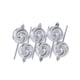 thumbnail image 4 of Juego De Piruletas De Caramelo Navideñas, Accesorio Fotográfico, Regalo Para Apartamento, Cumpleaños, Vacaciones, Color Plateado, 4 of 5