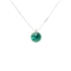 thumbnail image 1 of Collar Punto de Luz Plata Italiana 925 y Cristal Genuino Emerald, 1 of 4