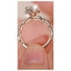 thumbnail image 3 of Anillos de Moissanita de Oro Blanco de 18K de 1 Uds para Mujer Regalo Color D Claridad VVS1 Anillos de Diamante Anillo de Plata Esterlina S925 Joyería Anillos de Compromiso de Moissanita con, 3 of 8