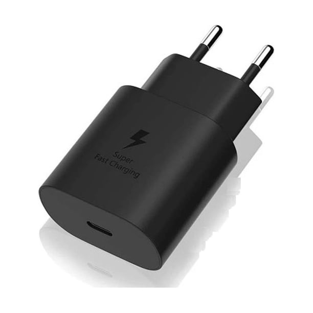 Cargador de Pared Para Celular Compatible para Samsung Celular de carga TURBO dos rayitos súper rápida 45w SIN Cable Compatible S22 Ultra Usb tipo C PD, 45w, para Galaxy S21, S20 FE, note10 plus