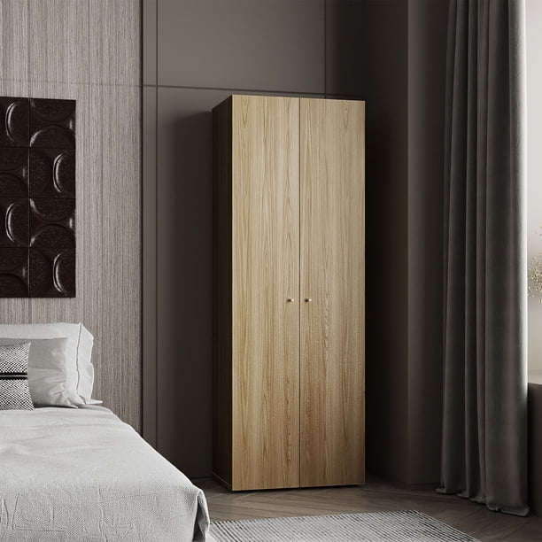 Closet 2 Puertas Tuhome 170x60x40,2 Cm Fresno