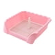 thumbnail image 1 of Bandeja De Inodoro De Entrenamiento Para Gatos Y Mascotas, Inodoro De Celosía Desmontable Para Perros, Para Interior, Rosa, Mediano, 1 of 5