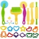 thumbnail image 1 of Juego de herramientas Play Dough Inxens de 25 piezas con moldes para animales y cortadores, 1 of 9