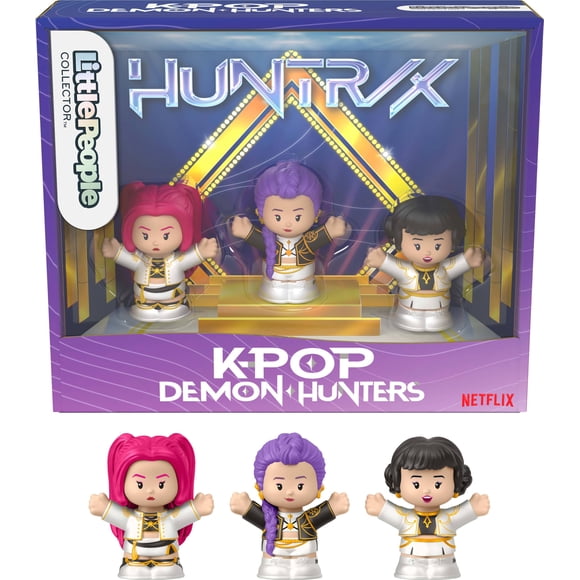 Set de 3 Figuras de Juguete Little People Collector HUNTR/X