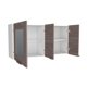 thumbnail image 3 of Módulo Mueble Superior Fendi Blanco - Castaño, 3 of 5