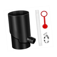 Magideal - Desviador De Bajante De Recolección De ,Desviador De Barril De Lluvia Desviador De Lluvia Desviador De Agua Para Paisaje Patio , Negro, 8Cm
