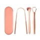 thumbnail image 1 of Limpiador de lengua - Paquete de 3 raspadores de lengua de acero inoxidable con práctico estuche de viaje para un cuidado bucal saludable para adultos y niños. Fácil de usar, ayuda a combatir el mal a, 1 of 6