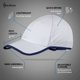 thumbnail image 2 of Gorra para correr TrailHeads con protección UV, ligera, para hombre, blanca, 2 of 6